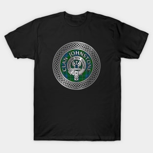 Clan Johnstone Crest & Tartan T-Shirt